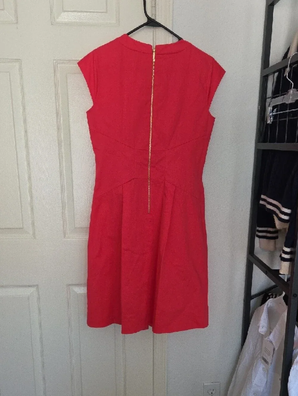 Kate Spade Sleeveless Hot Pink Fit & Flare Dress Size 8